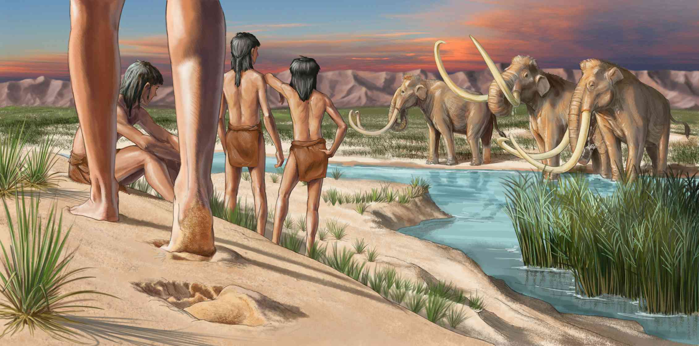 Pegadas de 23 mil anos em lago que secava no Novo México mostram humanos da Era do Gelo em meio a secas e mudanças bruscas de clima 1 Pegadas de 23 mil anos em lago que secava no Novo México mostram humanos da Era do Gelo em meio a secas e mudanças bruscas de clima