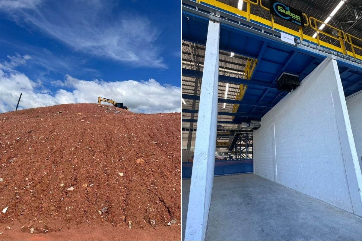 Usina em Santa Catarina separa por sensores ópticos até 15 mil toneladas de recicláveis do lixo comum e mira 33 mil t de CO₂ a menos
