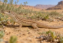 Lagarto conhecido apenas por exemplares de museu reapareceu após mais de um século em uma paisagem árida e mudou o mapa da espécie na Argélia