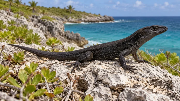 lagarto-sombrero-recuperacao-ilha-caribe