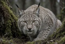 Lince-euroasiático raro é flagrado à espreita em floresta da Sérvia, e registro confirma presença do felino em área montanhosa preservada