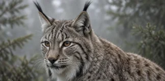 Lince-euroasiático raro é fotografado na montanha de Golija, na Sérvia, e moradores dizem que encontros com o felino estão ficando mais frequentes