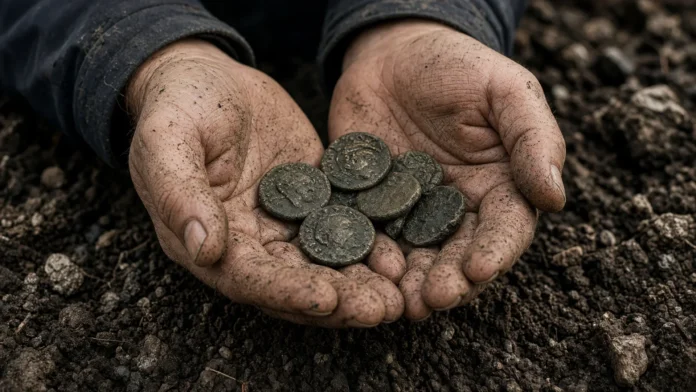 moedas-seculo-4-forte-romano-gales-magno-maximo