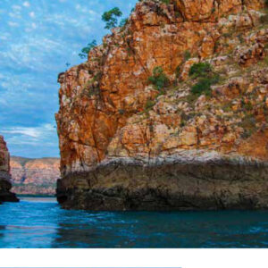 Oceano mais quente muda as marés, e a ciência corre para prevê-las Horizontal Falls, na costa de Kimberley, na Austrália: a água da maré passa entre falésias de rocha avermelhada