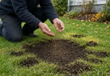 Depois do verão, gramado queimado pode se recuperar mais rápido no outono; solo entre 10 °C e 18 °C cria a janela que favorece a germinação