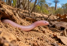 A serpente que vive debaixo da areia ficou conhecida por mais de 100 anos apenas por exemplares antigos e voltou a surpreender pesquisadores