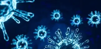 Molécula do vírus da gripe