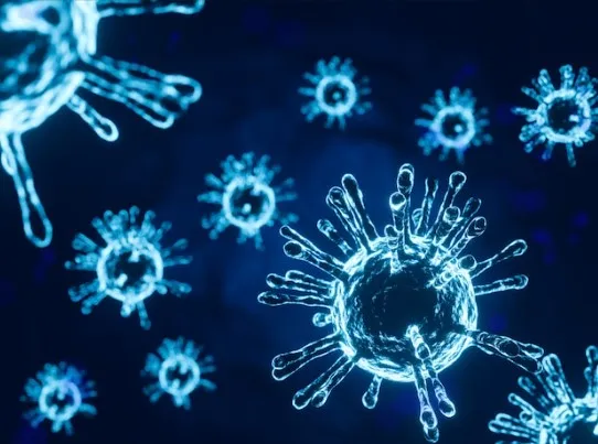 Molécula do vírus da gripe