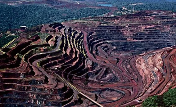 27 Anos de Privatização da Vale, ficam os buracos 3 Mina de Carajás, da Vale, no Pará/Divulgação