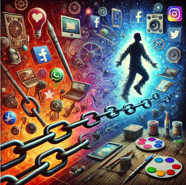 De Zumbis Digitais a Criadores Conscientes: Redefinindo Nosso Relacionamento com a Tecnologia 3 zumbis