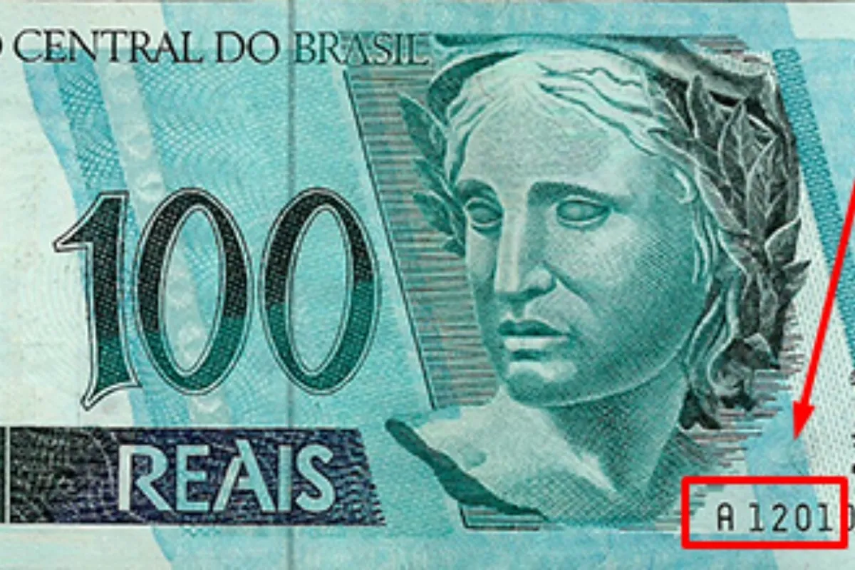 Cédula rara de R$ 100 das séries 1199 a 1201 pode valer até R$ 5 mil. Saiba como identificar e vender no mercado numismático.
