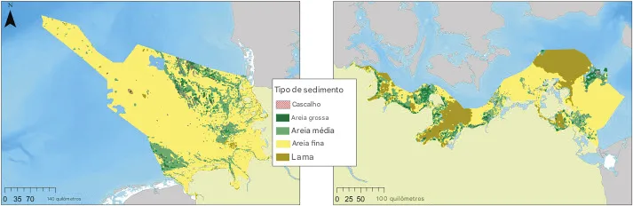 Distribui__o_e_tipo_de_sedimentos_marinhos_para_o_Mar_do_ Aproveitando o potencial da ação climática e da conservação da biodiversidade