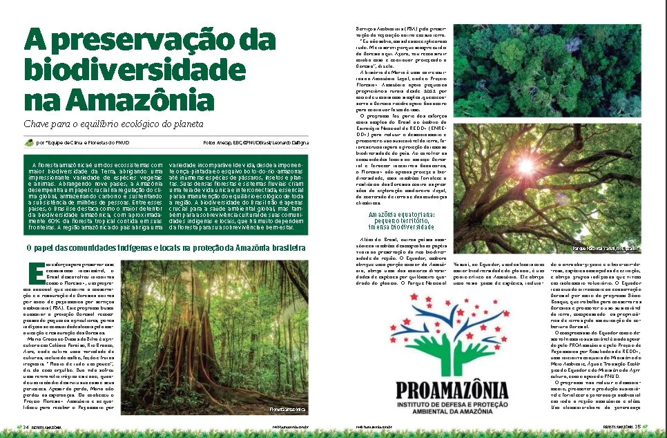 05 Revista Amazônia de setembro "explorando o potencial do carbono azul e a resiliência da floresta"