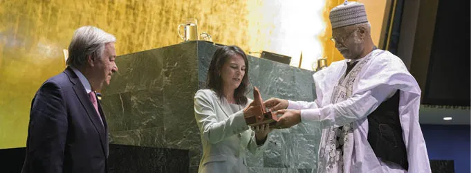 Annalena_Baerbock_rec_m-empossada_Presidente_da_Assembleia_Geral_das_Na__es_Unidas_durante_sua_80__sess_o_disse_.-1 Cúpula do Clima 2025