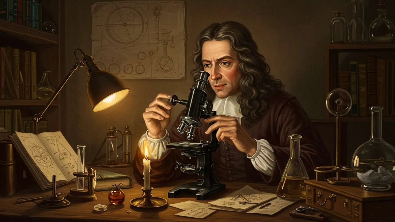 Tashko-Robert-Hooke-Microscopy-and-Hookes-Law-1635-1703-400x225 Da observação à criação: como a biologia virou solução