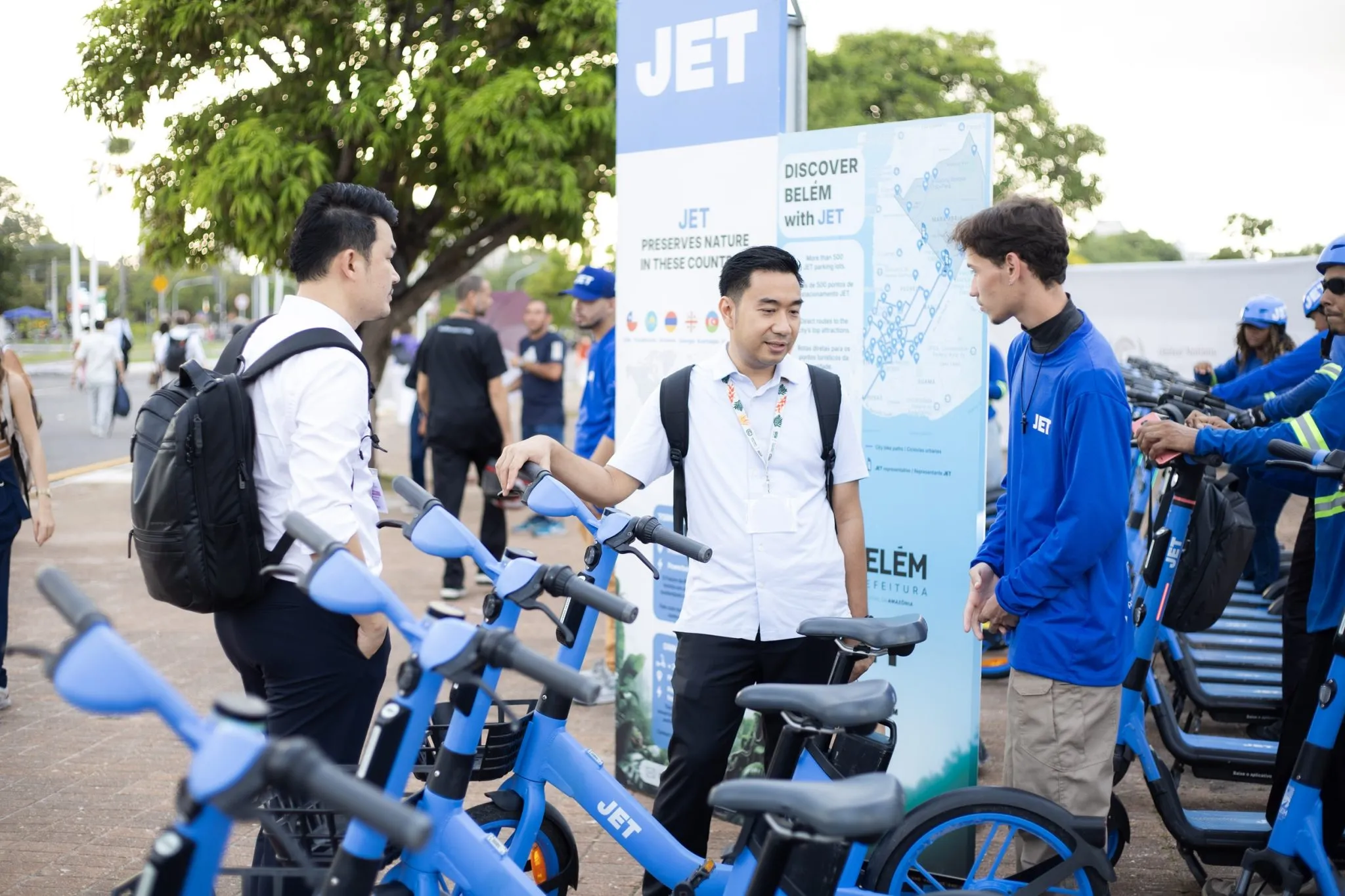 Cem dias de patinetes elétricos transformam a mobilidade em Belém Divulgação - JET