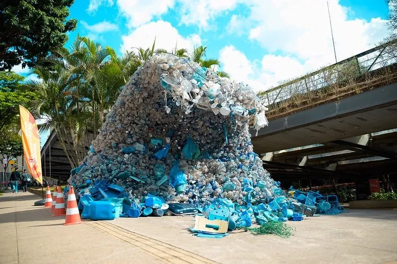Arte a céu aberto transforma Belém em palco de reflexão climática Divulgação